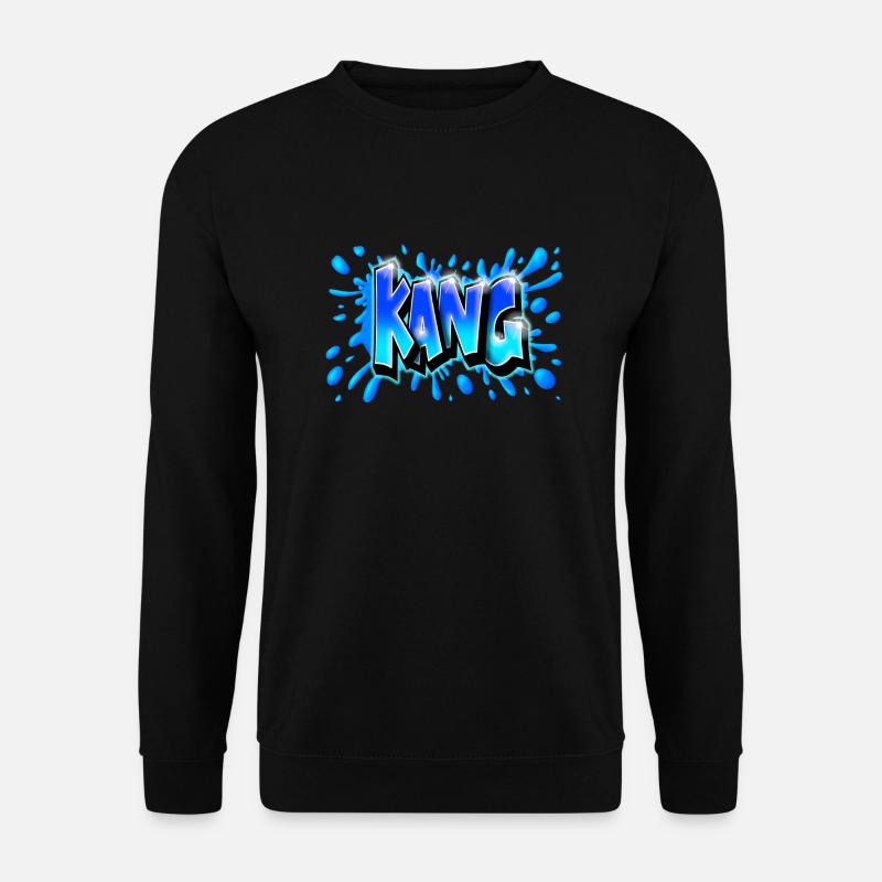 KANG GRAFFITI NAME PRINT - Unisex Sweatshirt - black