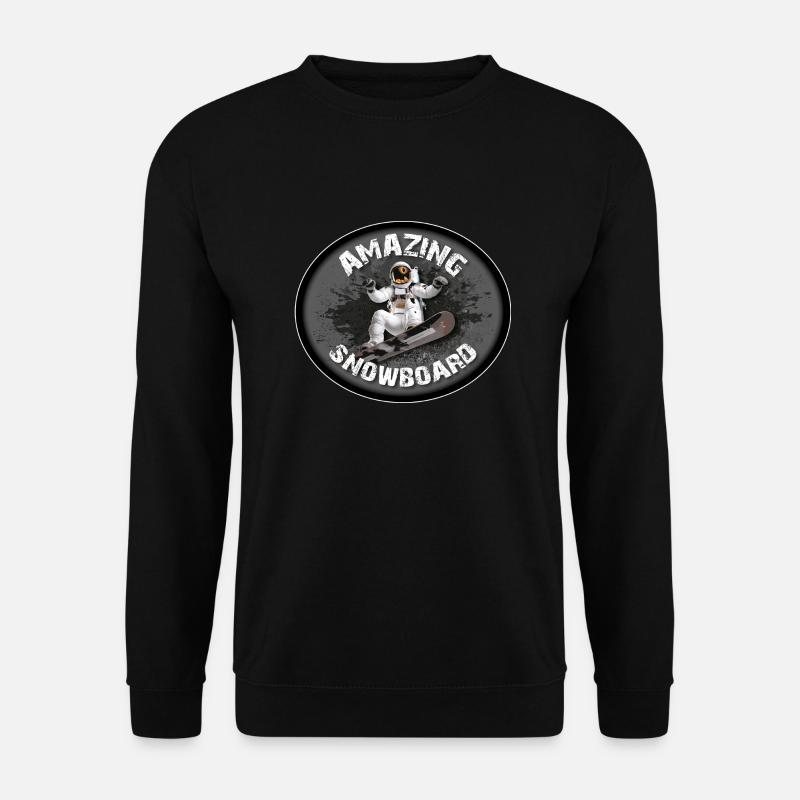 FANTASTISCHES SNOWBOARD - Unisex Pullover - Schwarz