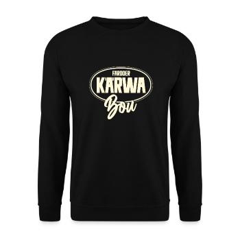 Färdder Kärwa Bou - Unisex Pullover - Schwarz - Vorne - Alina (178cm) & Michal (187cm)