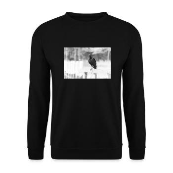 le vautour - Sweat-shirt Unisexe - noir - Devant - Alina (178cm) & Michal (187cm)