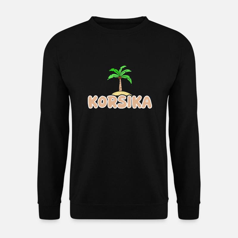 Korsika - Unisex Pullover - Schwarz