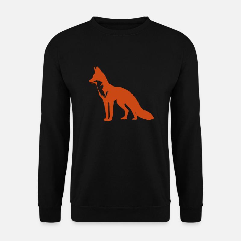 fox - Unisex Pullover - Schwarz