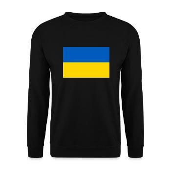 Ukraine - Unisex Sweatshirt - black - Front - Alina (178cm) & Michal (187cm)