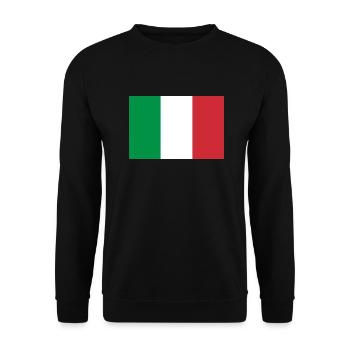 Italie - Sweat-shirt Unisexe - noir - Devant - Alina (178cm) & Michal (187cm)