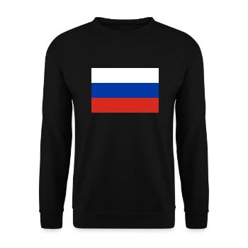 Russia - Unisex Sweatshirt - black - Front - Alina (178cm) & Michal (187cm)