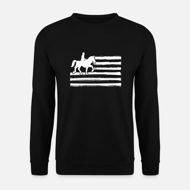 Riding Horses - Unisex Sweatshirt - black