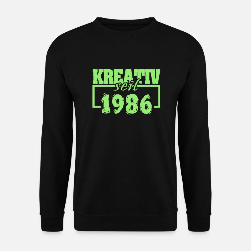1986 - Unisex Pullover - Schwarz