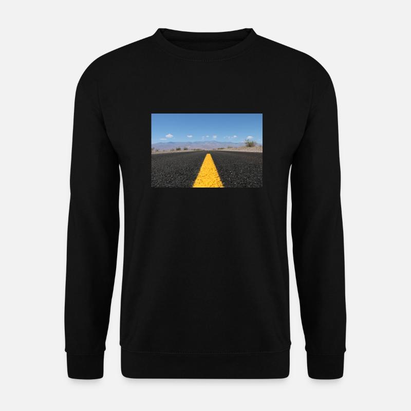 Strasse , Road Trip, Zeitlos , j - Unisex Pullover - Schwarz