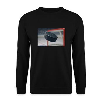 Sport - Eishockey - Unisex Pullover - Schwarz - Vorne - Alina (178cm) & Michal (187cm)
