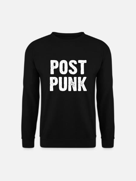 Post-Punk-Logo - Unisex Pullover - Schwarz