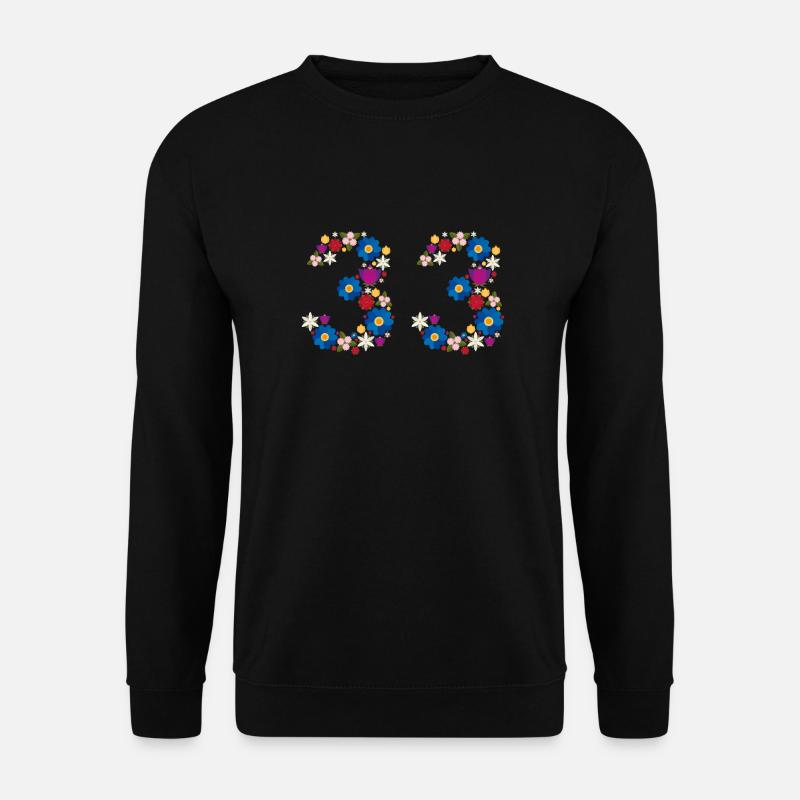 Flowers 33 - Unisex Pullover - Schwarz