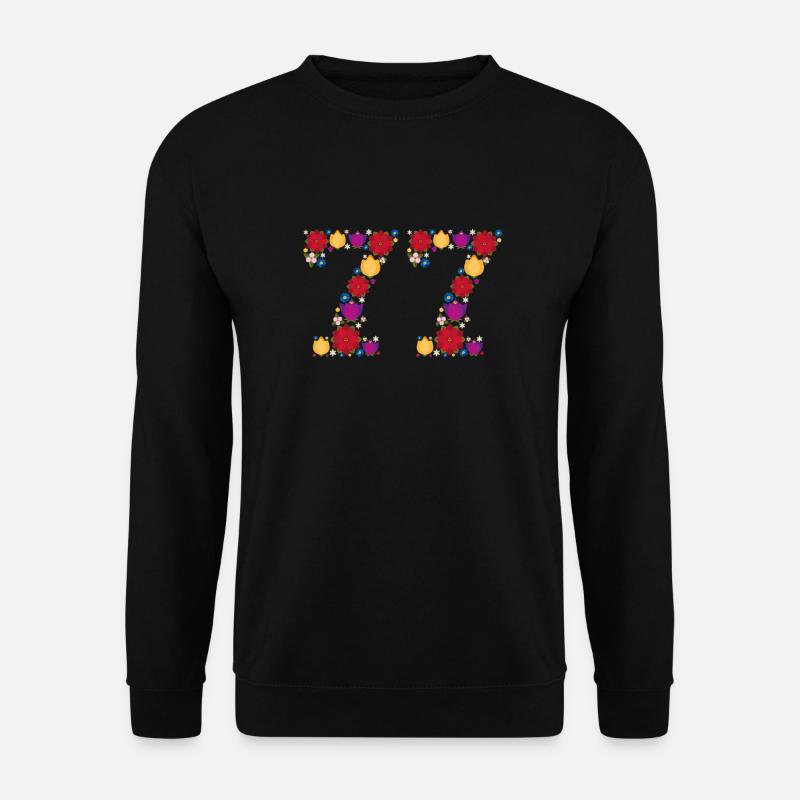 Flowers 77 - Unisex Pullover - Schwarz