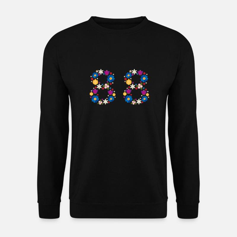 Flowers 88 - Unisex Pullover - Schwarz