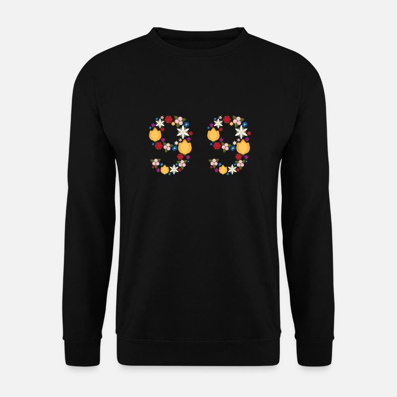 Flowers 99 - Unisex Pullover - Schwarz