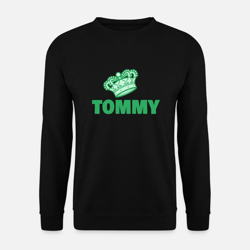 First name Tommy - Unisex Sweatshirt - black