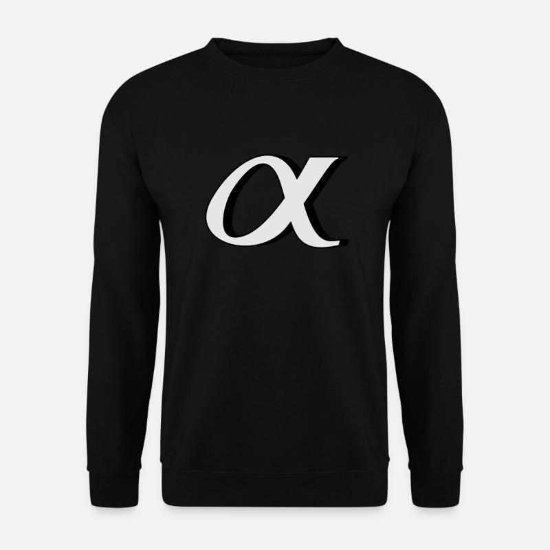 alpha - Unisex Pullover - Schwarz