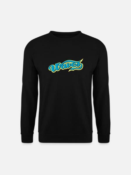 waves - Sweat-shirt Unisexe - noir