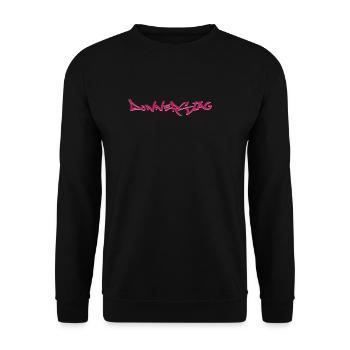 Thursday, all weekdays on nettsfetz.de - Unisex Sweatshirt - black - Front - Alina (178cm) & Michal (187cm)