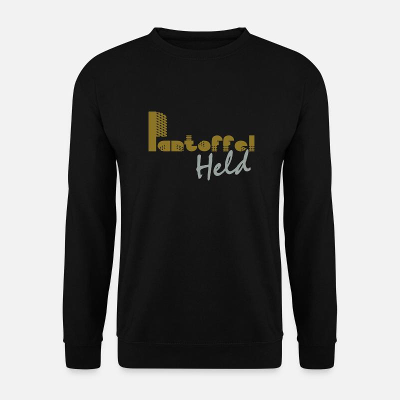 Pantoffelheld - Unisex Pullover - Schwarz