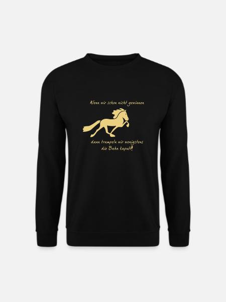 Trampel Pferd - Unisex Pullover - Schwarz