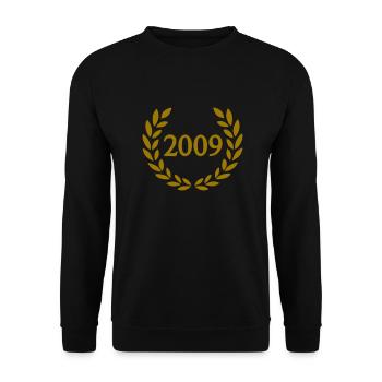2009 - Unisex Pullover - Schwarz - Vorne - Alina (178cm) & Michal (187cm)