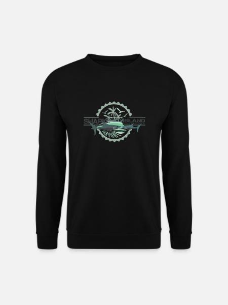 sharkisland-sharkshirt - Unisex Pullover - Schwarz