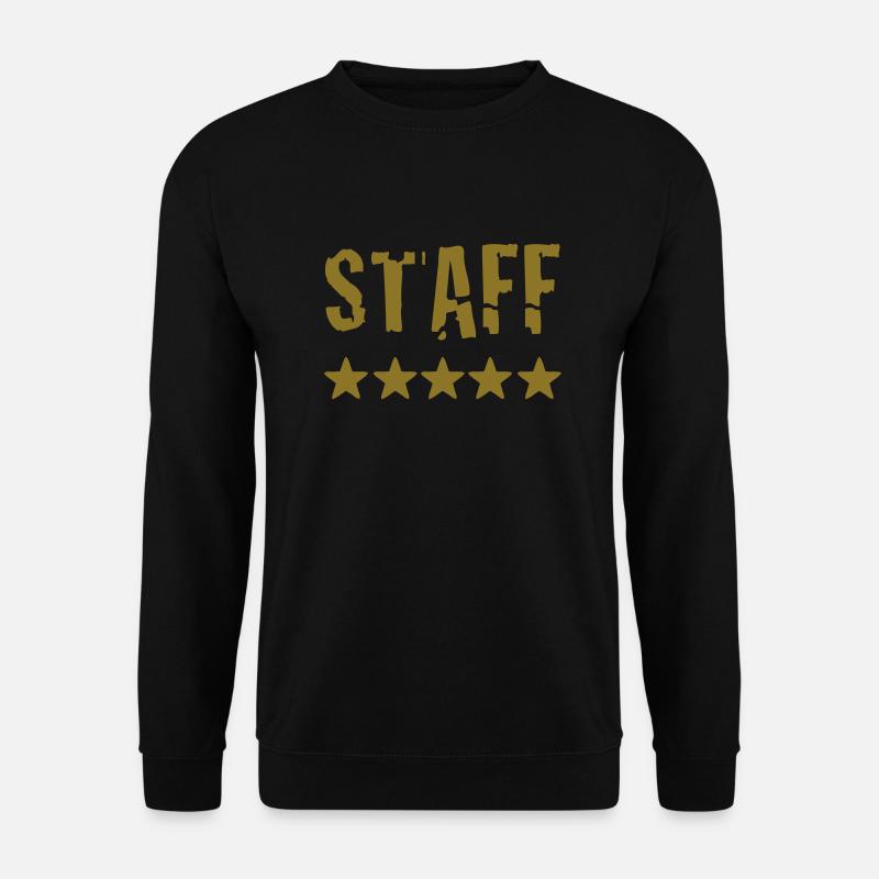 staff - Unisex Pullover - Schwarz