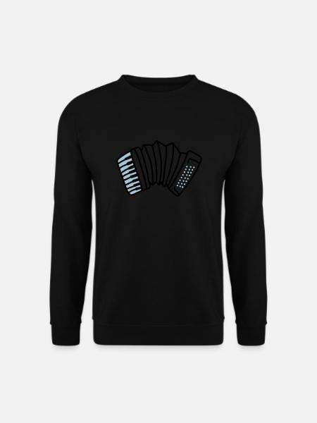 Akkordeon - Unisex Pullover - Schwarz
