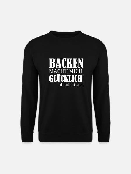 Backen - Unisex Pullover - Schwarz