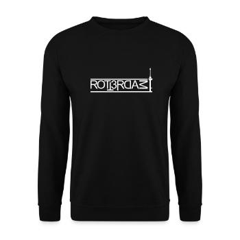 Rotterdam - Unisex Pullover - Schwarz - Vorne - Alina (178cm) & Michal (187cm)