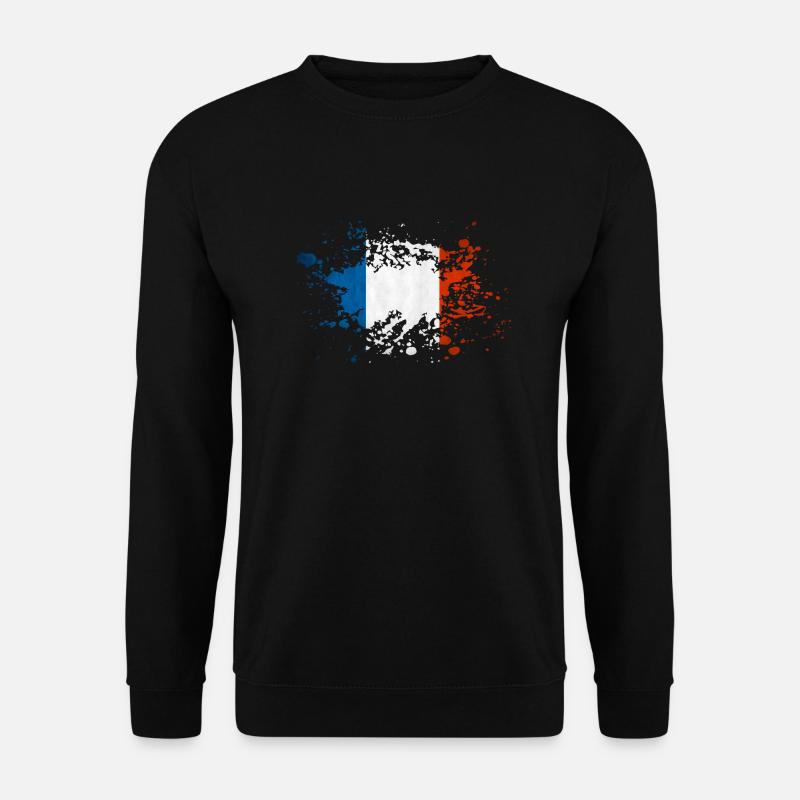 france eclaboussure - Sweat-shirt Unisexe - noir