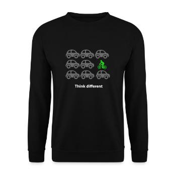 cyclisme - Sweat-shirt Unisexe - noir - Devant - Alina (178cm) & Michal (187cm)