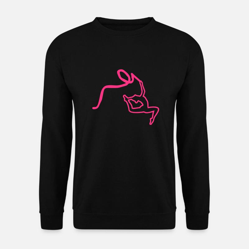 grs rhythmische Gymnastik dessin3 - Unisex Pullover - Schwarz