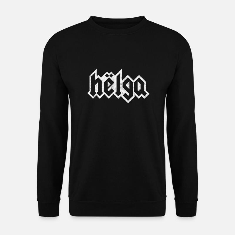 Helga - Unisex Pullover - Schwarz