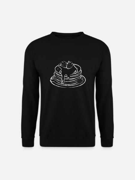 Pancakes shirt cadeau pancakes oeufs - Sweat-shirt Unisexe - noir