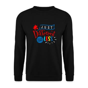 Autisme Autiste ADHD Autisme Asperger Cadeau - Sweat-shirt Unisexe - noir - Devant - Alina (178cm) & Michal (187cm)