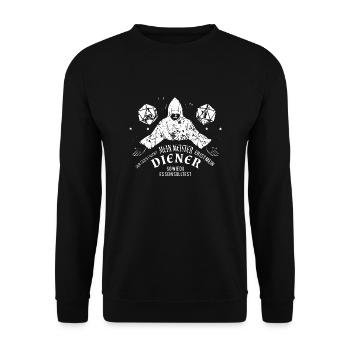 pen and paper la mort est mon serviteur sort - Sweat-shirt Unisexe - noir - Devant - Alina (178cm) & Michal (187cm)