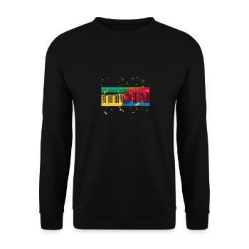 Moin Party - Sweat-shirt Unisexe - noir - Devant - Alina (178cm) & Michal (187cm)