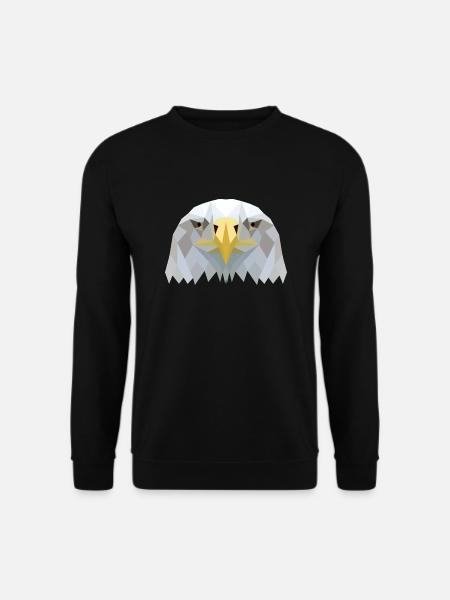 eagle head - Unisex Sweatshirt - black