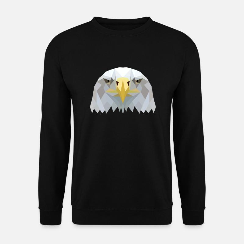 tête d'aigle - Sweat-shirt Unisexe - noir
