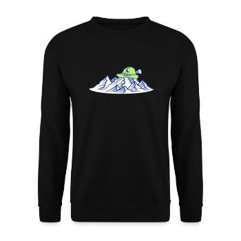 bavaria germany hat beer mountains hueg - Unisex Sweatshirt - black - Front - Alina (178cm) & Michal (187cm)