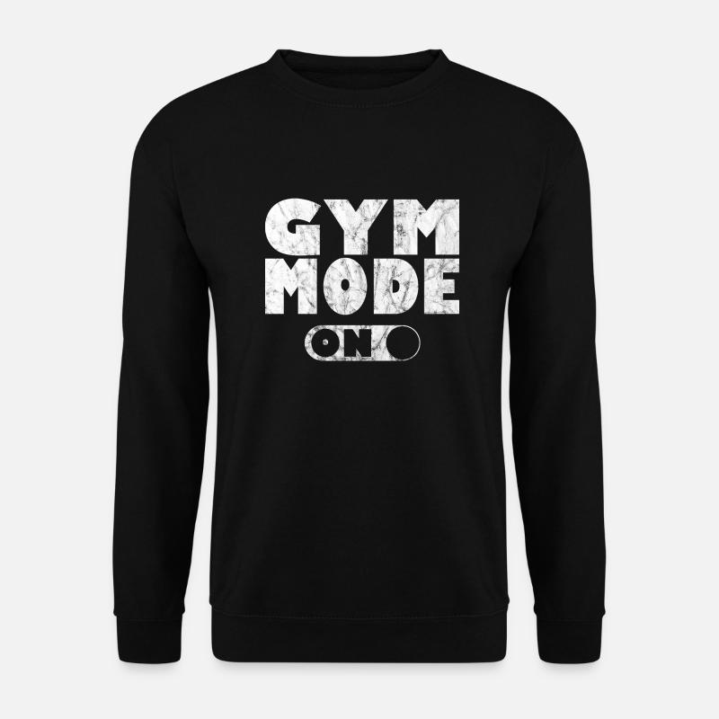 Gym Fitness Gym Mode on - Unisex Pullover - Schwarz