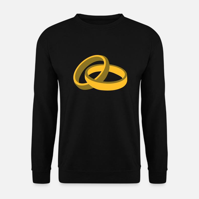 Ringe - Unisex Pullover - Schwarz