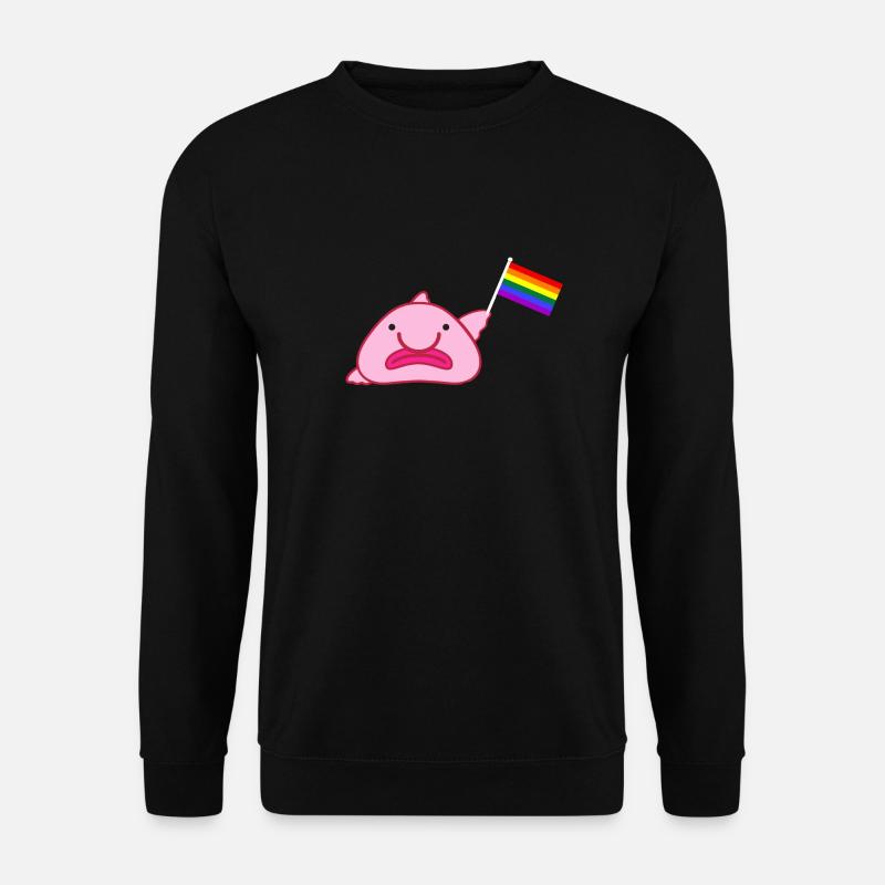 Drapeau arc-en-ciel - Sweat-shirt Unisexe - noir