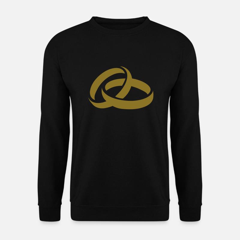 Hochzeit - Unisex Pullover - Schwarz