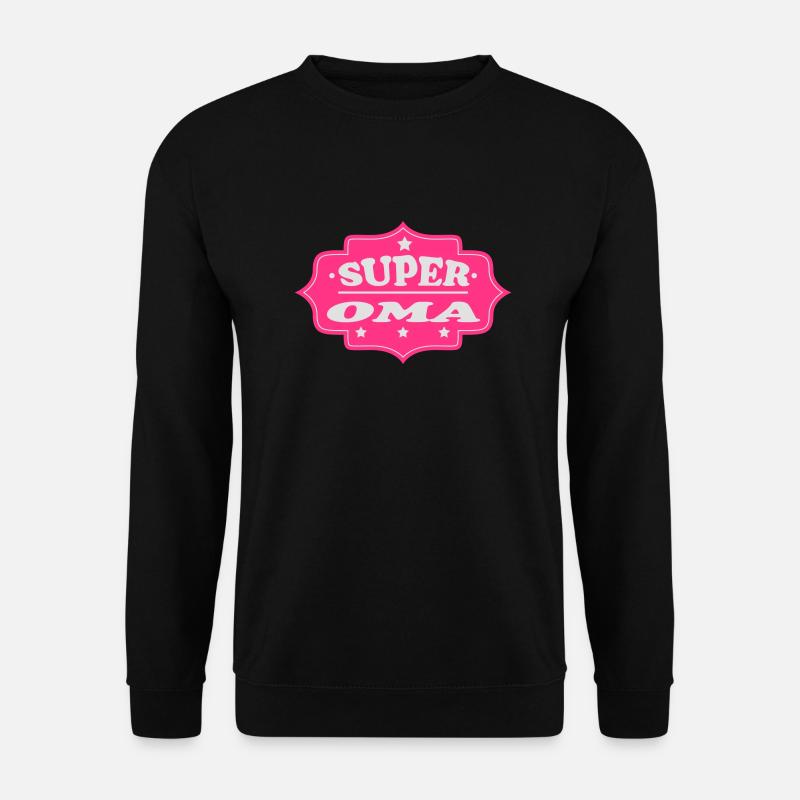 Super oma - Unisex Pullover - Schwarz