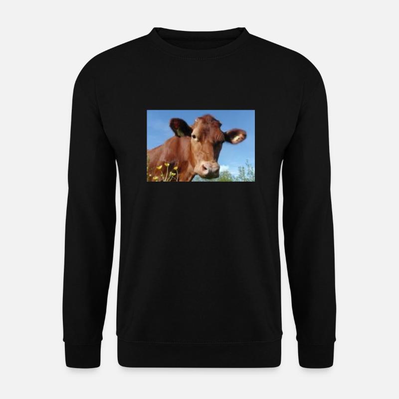 vache - Sweat-shirt Unisexe - noir