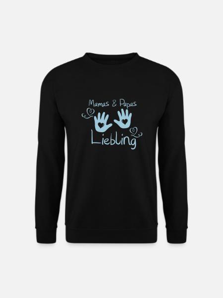 mamas_und_papas_liebling - Unisex Pullover - Schwarz