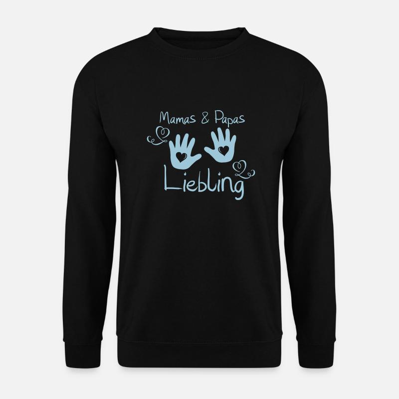 mamas_und_papas_liebling - Unisex Pullover - Schwarz