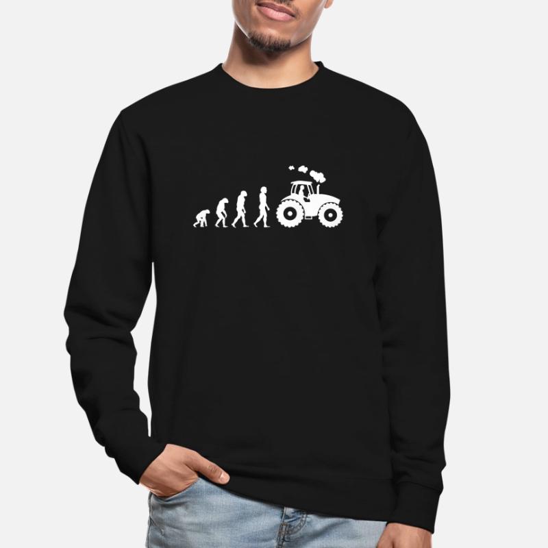 Évolution du tracteur Sweat-shirt Unisexe